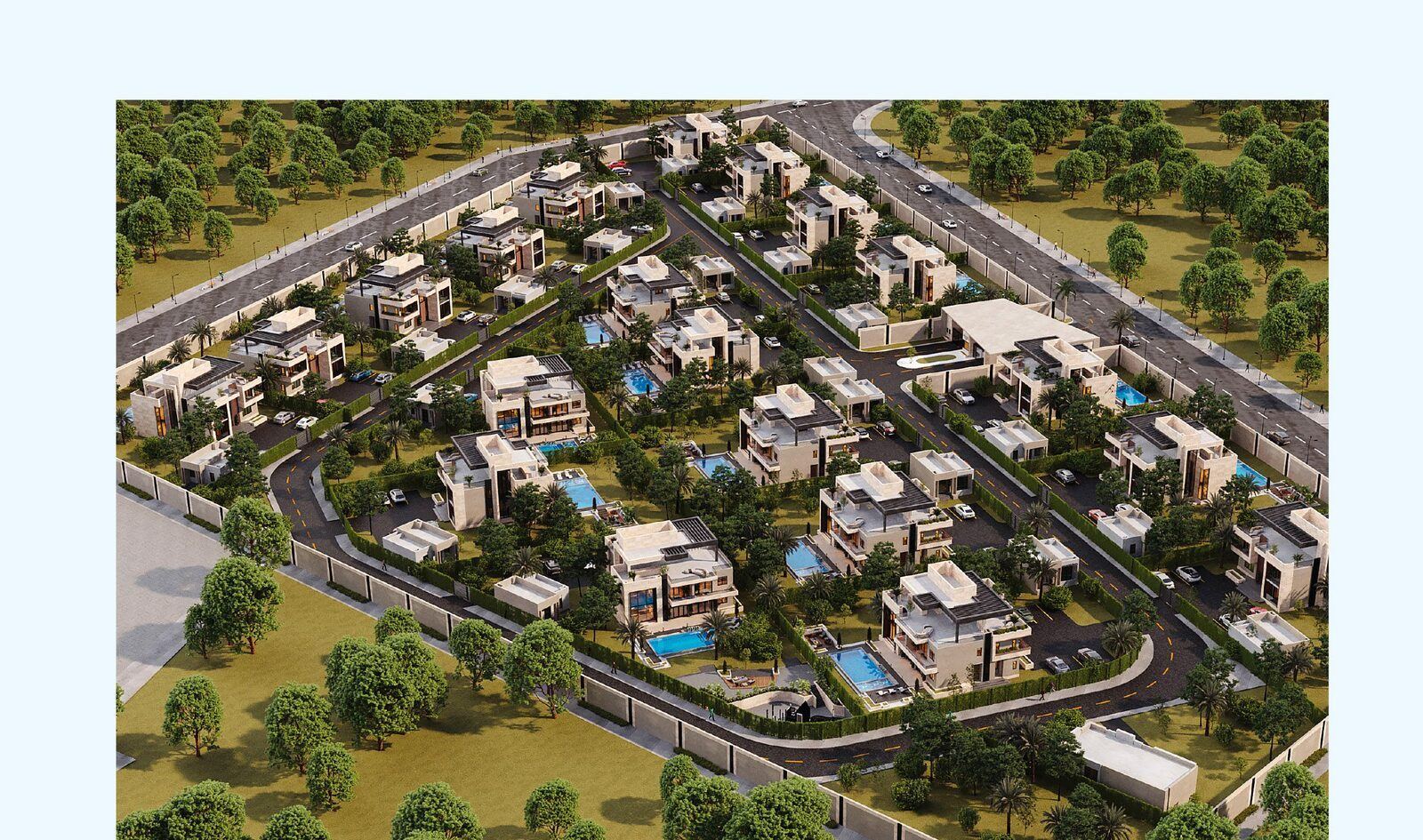The Pearl at Karen aerial view